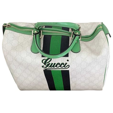 Joy cloth handbag Gucci Green in Cloth 